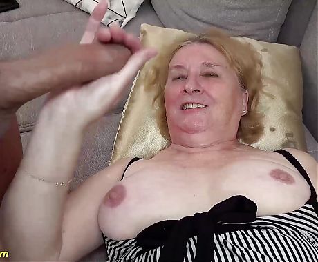 curvy 80 years old grandma needs rough